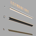 ceiling lamp trough wall washer 3d model