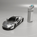 Automobile Charging Pile 3d model