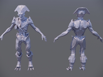 Alien Warrior 3d model