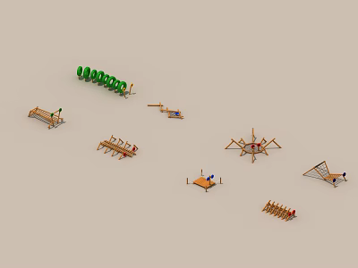 Modern Amusement Equipment Animal Shape Climbing 3d model Modern Amusement Equipment Animal Shape Climbing 3d model