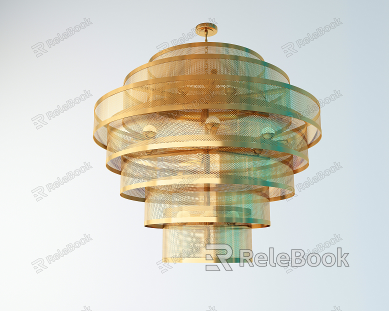 Light Luxury Chandelier Punch Chandelier model