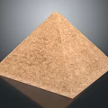 Pyramid Hexagon Pyramid Cultural Relics Building Ancient Architectural Items 3d model