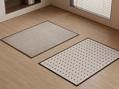 07 Carpet Modern Carpet Fabric Soft Decoration 3d model