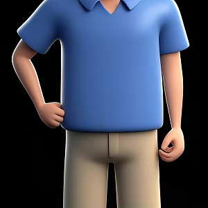 Crayon Shin-new Dad 3d model