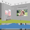 Dior Beauty Display Area With Miss Dior Floral Decor And White Workstations