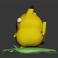 Modern Game Character Purple Picka Chubby Kemeng Elf Kemeng 3d model