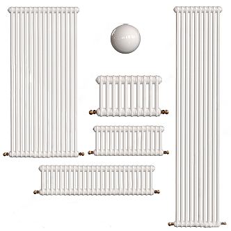 Modern heating pipe radiator 3d model