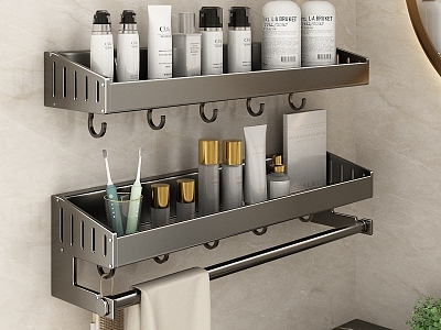 V toilet rack cosmetics toiletries model