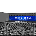 Embrace Youth Peptide Future Conference Event With Blue Stage Hall Lighting