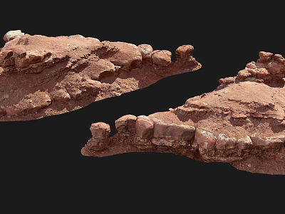 Natural Stone Wood Crafted Design With Textured Surfaces And Rustic Finish 3d model