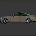 Silver Modern Sedan With Sunroof Black Wheels And Sleek Reflective Finish