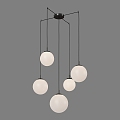 Modern Minimalist Chandelier Chandelier Simple Chandelier Restaurant Chandelier 3d model