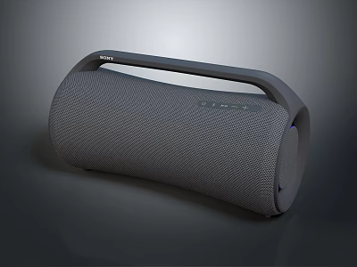Sony Portable Bluetooth Speaker With Handle And Textured Design For Wireless Music Playback 3d model