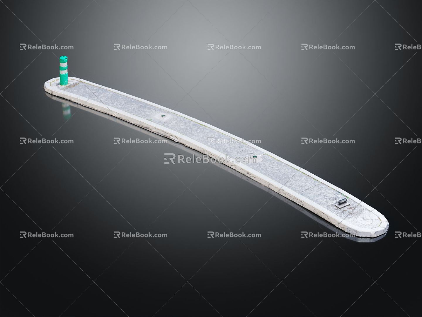 Modern Pavement Road Facilities Road Articles model