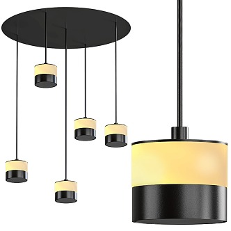 Heatsail chandelier 3d model