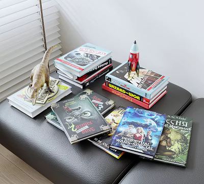 Modern Books Comics 3d model