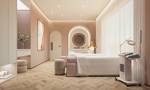 Modern SPA Beauty Salon Room 3d model