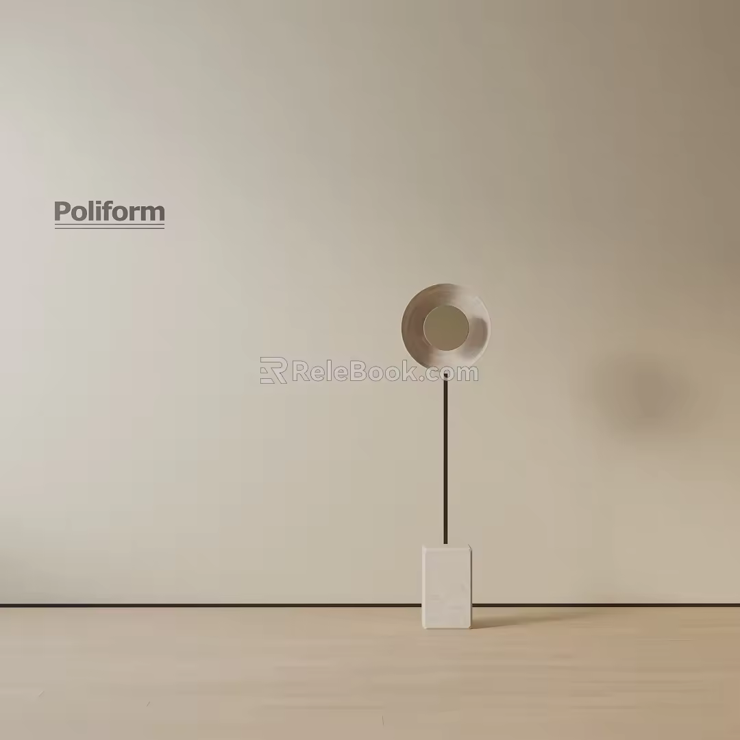 Modern floor lamp 3d model