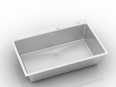 Modern dish washing basin star basin 3d model