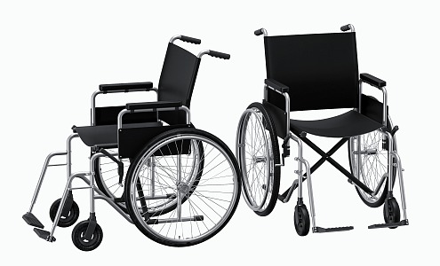 Modern Wheelchair 3d model