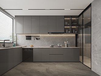 Modern Kitchen 3d model