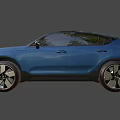 Volvo C40 charging version 3d model