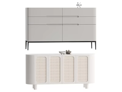 Storage Cabinet Decorative Cabinet 3d model
