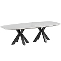 Modern Simple Dining Table Table Simple Dining Table Marble Dining Table 3d model