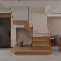 Modern Staircase Stairs 3d model