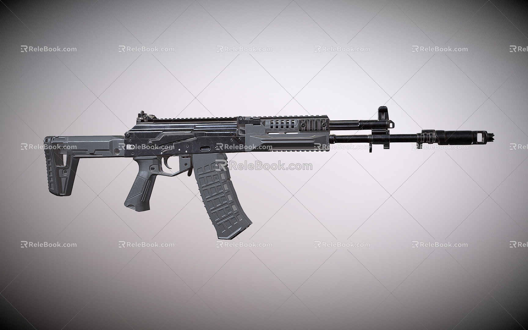 AK12 Rifle Assault Rifle Automatic Rifle 3d model