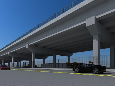 modern bridge bridge 3d model modern bridge bridge 3d model