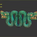 snake god snake cobra venomous snake python reptile cold-blooded animal reptile 3d model