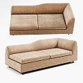 Sofa chaise longue 3d model