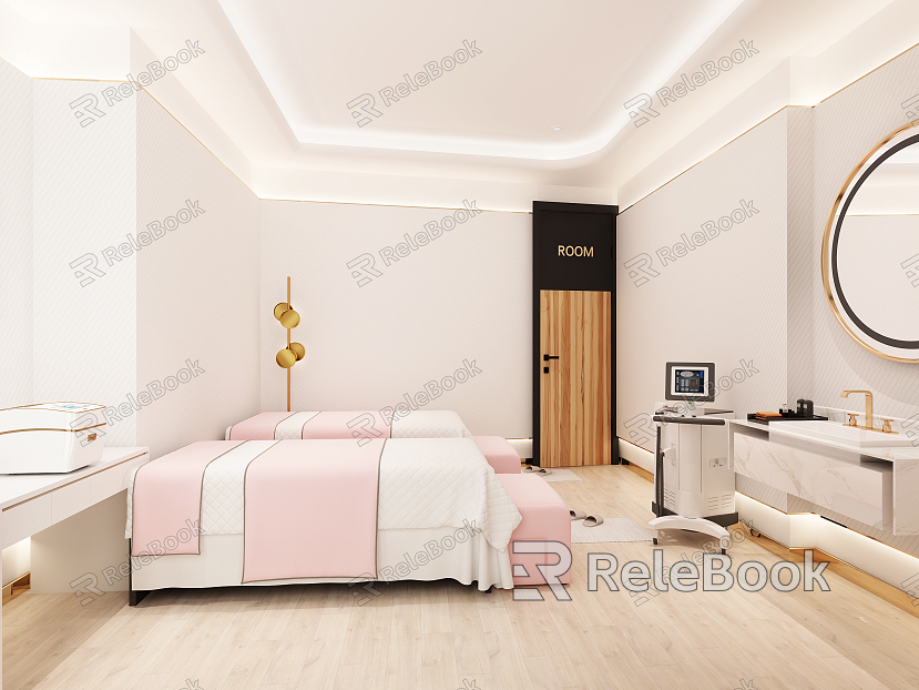 Modern SPA Beauty Room model