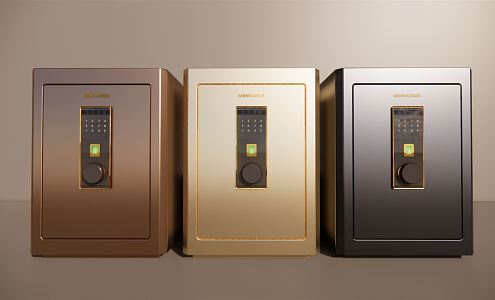 Modern safe cabinet 3d model