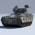 Tracked Military Tanks and Armored Trucks in Military Vehicle Lineup