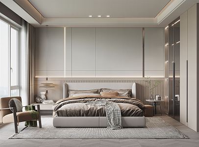 Modern Bedroom 3d model