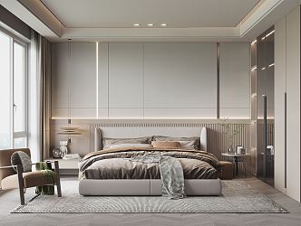 Modern Bedroom 3d model