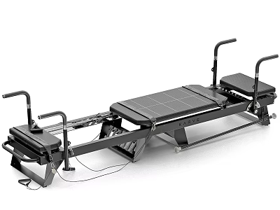 Pilates Reformer Equipment For Fitness Training 3d model