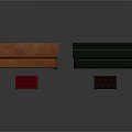 Home Living Essentials Brown And Black Pianos With Wooden Stools Set