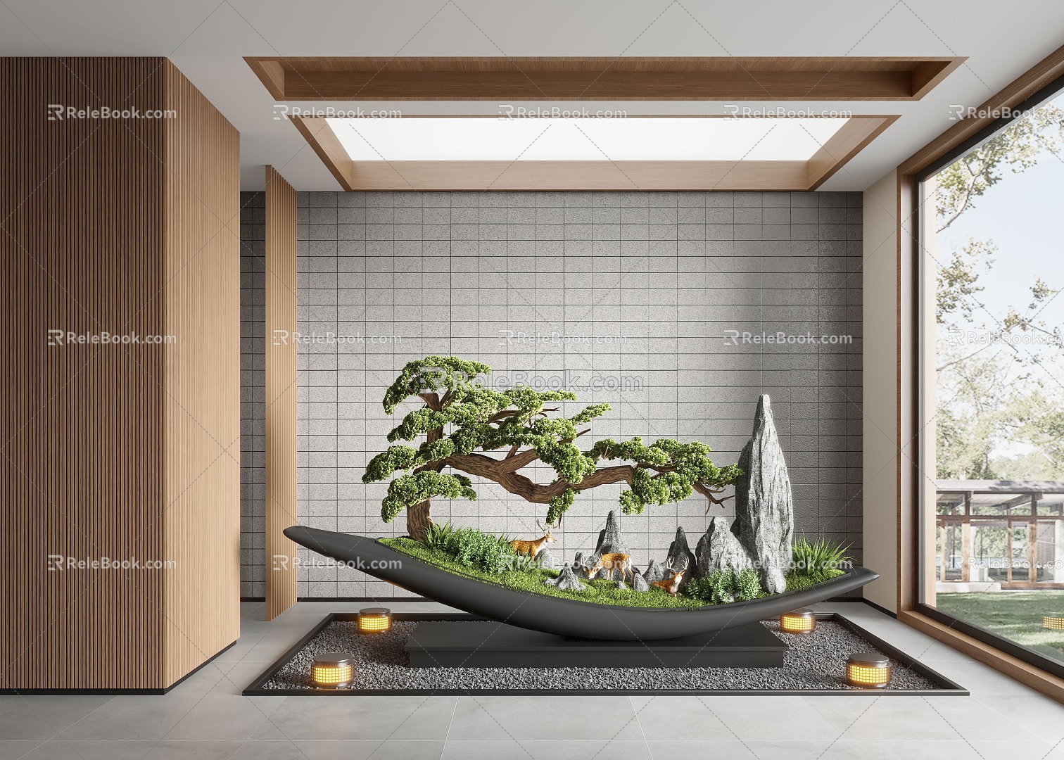 Modern Interior Landscape Landscaping model