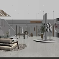 Stylish Clothing Store Interior With Elegant Decor Displayed Clothes And Soft Lighting
