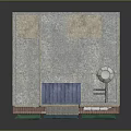 Multi Story Residential Building With Shop Front Green Awning And Air Conditioners