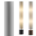 Stylish Cylindrical Shade Floor Lamp With Various Base Colors And Soft Illumination