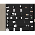 Modern bookcase 3d model