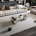Modern Sofa Coffee Table Combination Sofa Coffee Table 3d model