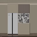 Contemporary Sideboard Interior Design With Storage Cabinets Drawers Modern Countertop And Decor Items