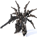 Bandai Q Edition Machine Gundam Mecha 3d model