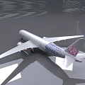 China Southern Airlines Passenger Plane With White Body And Pink Tail Design In Airport Hangar