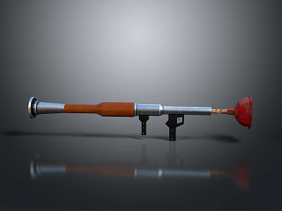 Rocket rocket launcher to air weapon to air missile shoulder missile shoulder rocket 3d model